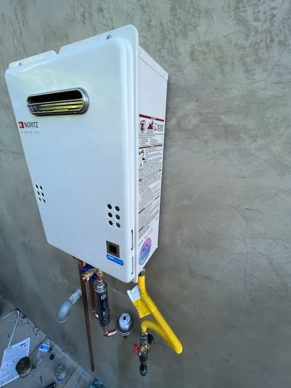 Tankless water heater installation for Starview Estates homes